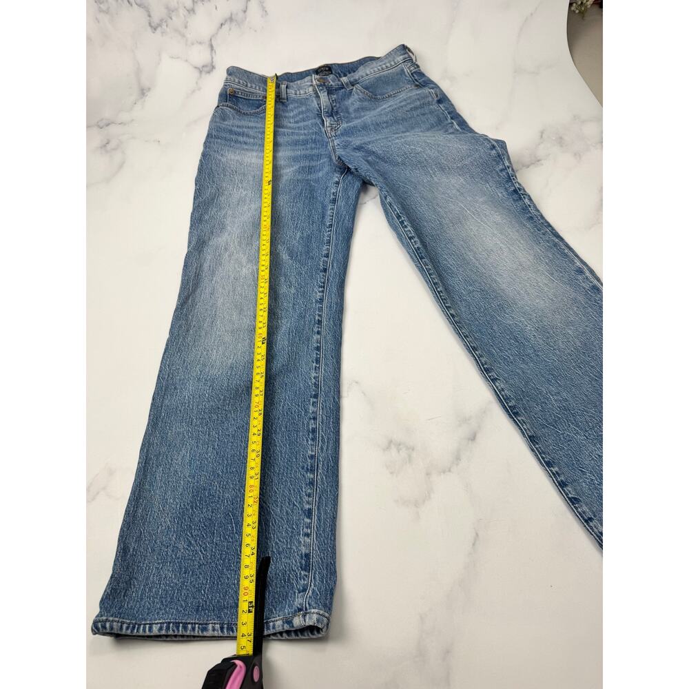 J.Crew Full Length Wide Leg Jeans 28 Vintage Wash Coastal Chic Denim Pristine - Picture 11 of 14